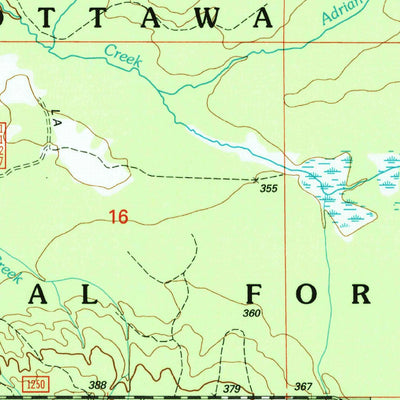United States Geological Survey Sparrow Rapids, MI (1999, 24000-Scale) digital map