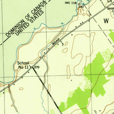 United States Geological Survey Sparrowhawk Point, NY (1943, 31680-Scale) digital map