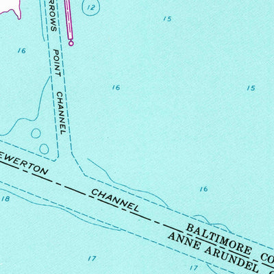 United States Geological Survey Sparrows Point, MD (1969, 24000-Scale) digital map