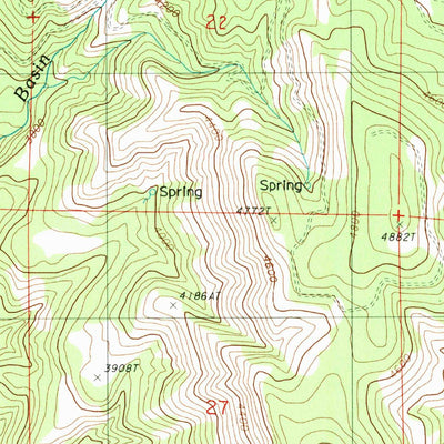 United States Geological Survey Sparta Butte, OR (1988, 24000-Scale) digital map