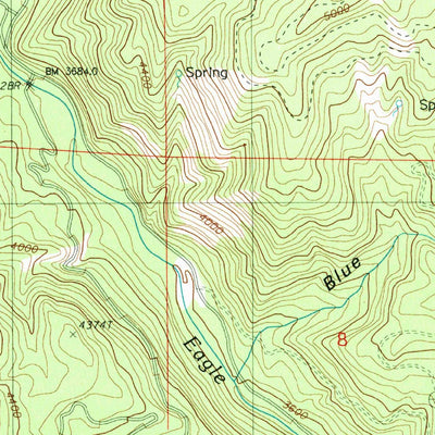 United States Geological Survey Sparta Butte, OR (1988, 24000-Scale) digital map