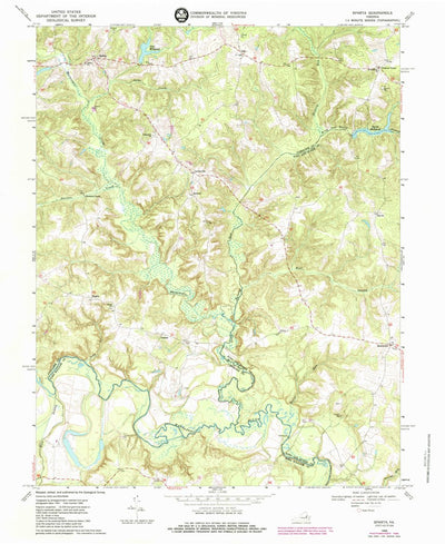 United States Geological Survey Sparta, VA (1968, 24000-Scale) digital map