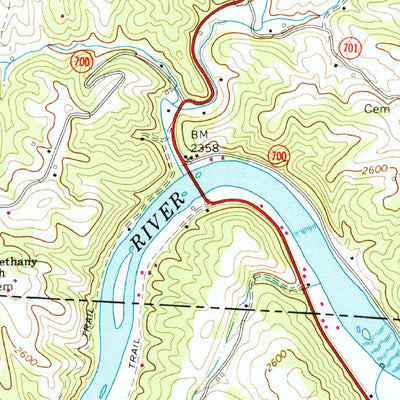 United States Geological Survey Sparta West, NC-VA (1966, 24000-Scale) digital map