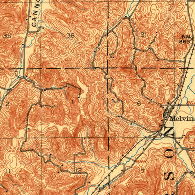 United States Geological Survey Sparta, WI (1909, 62500-Scale) digital map