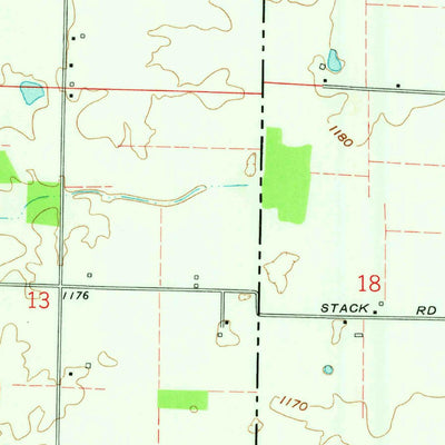 United States Geological Survey Spartanburg, IN-OH (1960, 24000-Scale) digital map