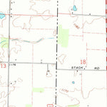 United States Geological Survey Spartanburg, IN-OH (1992, 24000-Scale) digital map