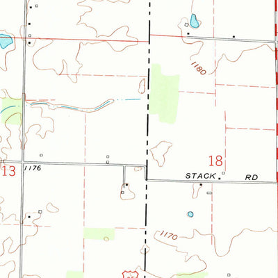 United States Geological Survey Spartanburg, IN-OH (1992, 24000-Scale) digital map