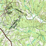 United States Geological Survey Spartanburg, SC (1986, 100000-Scale) digital map