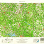 United States Geological Survey Spartanburg, SC-NC (1960, 250000-Scale) digital map