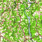 United States Geological Survey Spartanburg, SC-NC (1960, 250000-Scale) digital map