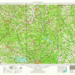 United States Geological Survey Spartanburg, SC-NC (1964, 250000-Scale) digital map
