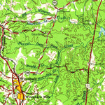 United States Geological Survey Spartanburg, SC-NC (1964, 250000-Scale) digital map