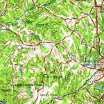 United States Geological Survey Spartanburg, SC-NC (1964, 250000-Scale) digital map