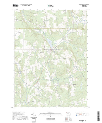 United States Geological Survey Spartansburg, PA (2023, 24000-Scale) digital map