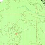 United States Geological Survey Spaulding Butte, CA (1993, 24000-Scale) digital map