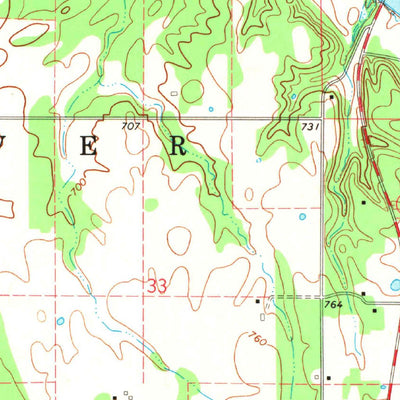 United States Geological Survey Spavinaw, OK (1971, 24000-Scale) digital map