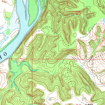 United States Geological Survey Spavinaw, OK (1971, 24000-Scale) digital map