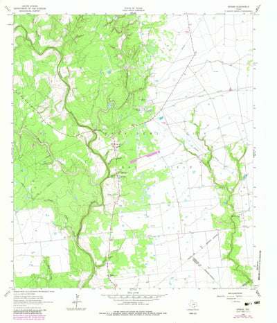 United States Geological Survey Speaks, TX (1964, 24000-Scale) digital map