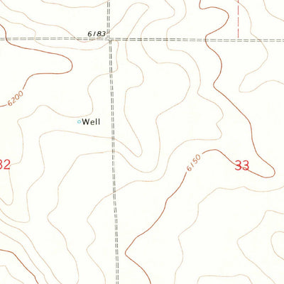 United States Geological Survey Spear Hills, NM (1974, 24000-Scale) digital map