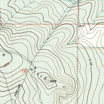 United States Geological Survey Spear Hills, NM (1998, 24000-Scale) digital map
