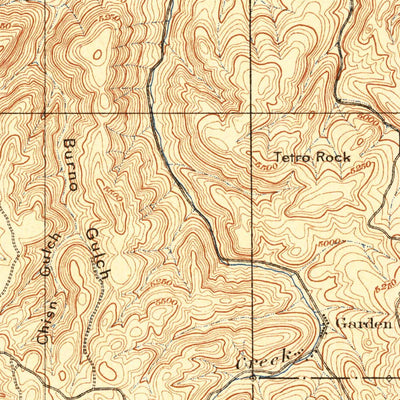 United States Geological Survey Spearfish, SD (1900, 62500-Scale) digital map