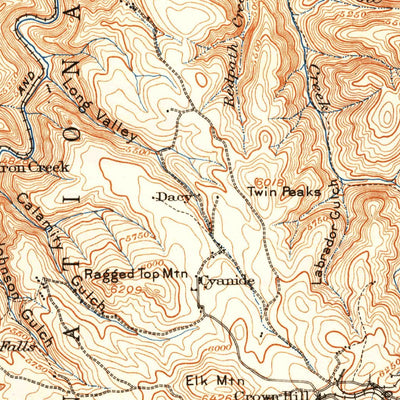 United States Geological Survey Spearfish, SD (1915, 62500-Scale) digital map
