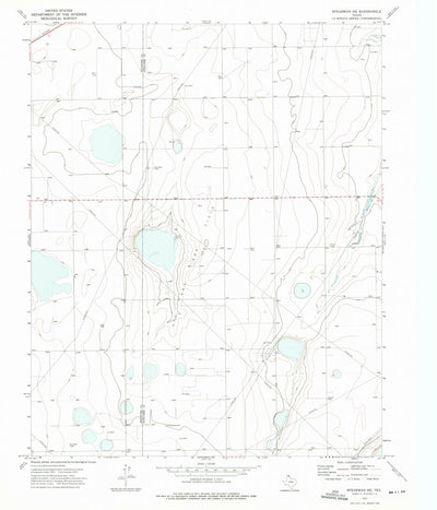 United States Geological Survey Spearman NE, TX (1973, 24000-Scale) digital map