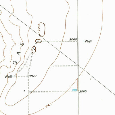 United States Geological Survey Spearman NE, TX (1973, 24000-Scale) digital map