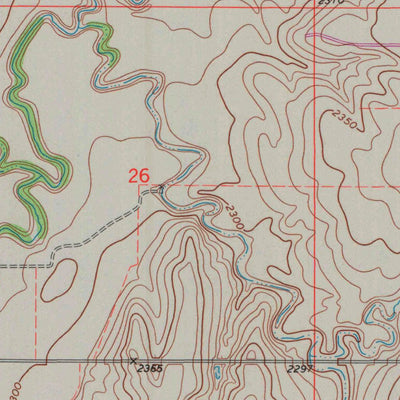 United States Geological Survey Spearville NE, KS (1972, 24000-Scale) digital map