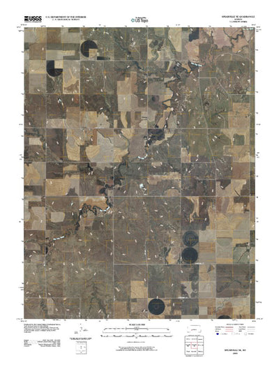 United States Geological Survey Spearville NE, KS (2009, 24000-Scale) digital map