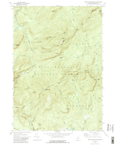United States Geological Survey Speckled Mountain, ME (1970, 24000-Scale) digital map