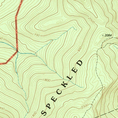 United States Geological Survey Speckled Mountain, ME (1995, 24000-Scale) digital map