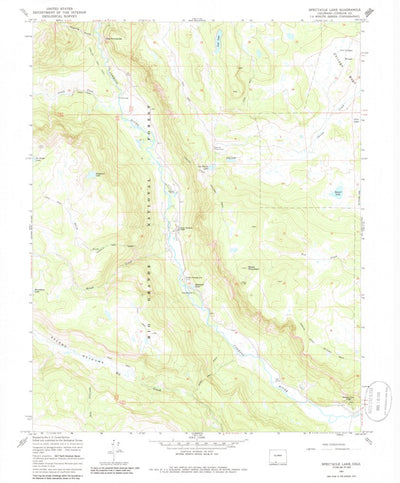 United States Geological Survey Spectacle Lake, CO (1967, 24000-Scale) digital map