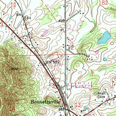 United States Geological Survey Speed, IN (1963, 24000-Scale) digital map