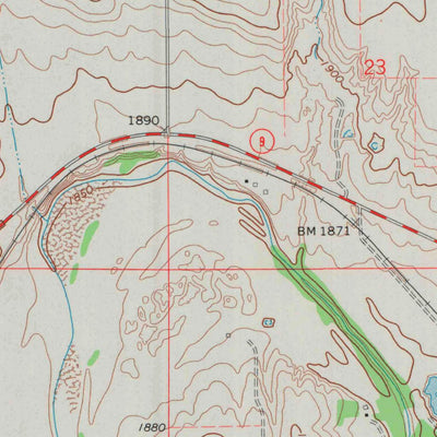 United States Geological Survey Speed, KS (1972, 24000-Scale) digital map