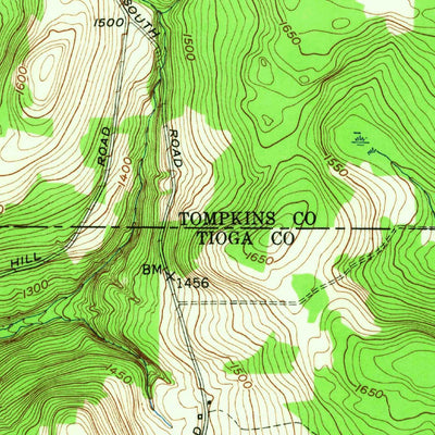 United States Geological Survey Speedsville, NY (1949, 24000-Scale) digital map
