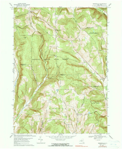 United States Geological Survey Speedsville, NY (1969, 24000-Scale) digital map