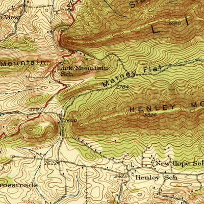 United States Geological Survey Speedwell, VA (1930, 62500-Scale) digital map