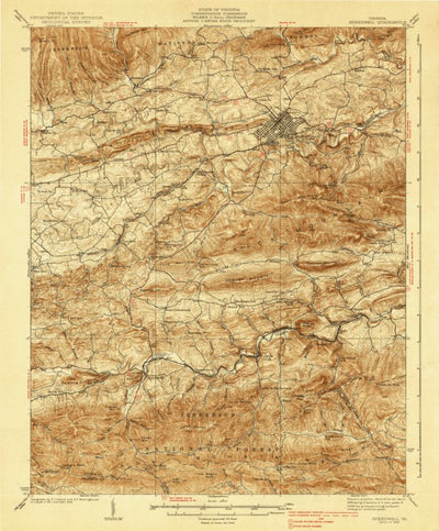 United States Geological Survey Speedwell, VA (1939, 62500-Scale) digital map