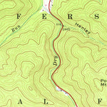 United States Geological Survey Speedwell, VA (1968, 24000-Scale) digital map