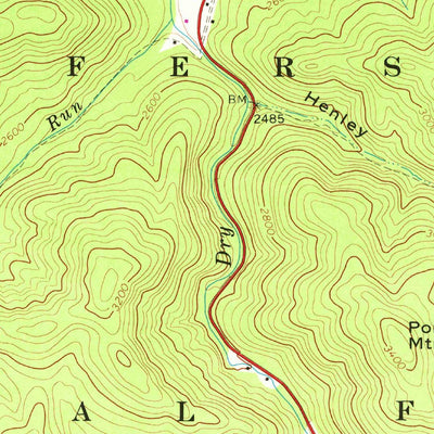 United States Geological Survey Speedwell, VA (1968, 24000-Scale) digital map
