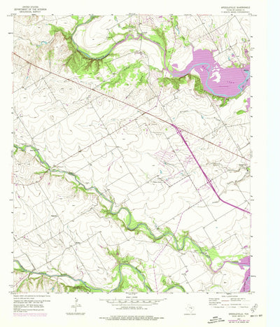 United States Geological Survey Speegleville, TX (1957, 24000-Scale) digital map