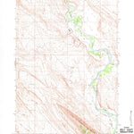 United States Geological Survey Spence, WY (1966, 24000-Scale) digital map