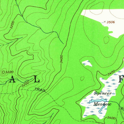 United States Geological Survey Spencer Butte, WA (1965, 24000-Scale) digital map