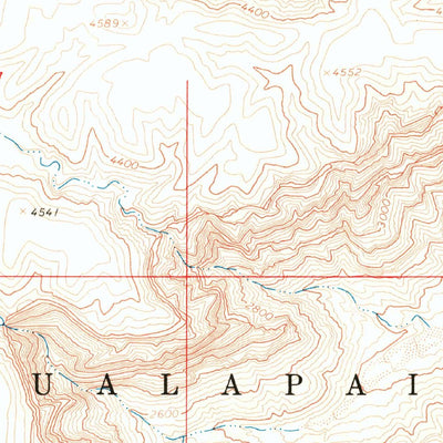 United States Geological Survey Spencer Canyon, AZ (1967, 24000-Scale) digital map
