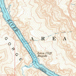 United States Geological Survey Spencer Canyon, AZ (1967, 24000-Scale) digital map