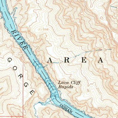 United States Geological Survey Spencer Canyon, AZ (1967, 24000-Scale) digital map