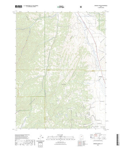 United States Geological Survey Spencer Canyon, UT (2023, 24000-Scale) digital map