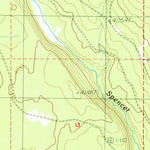 United States Geological Survey Spencer Creek, OR (1986, 24000-Scale) digital map