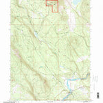 United States Geological Survey Spencer Creek, OR (1998, 24000-Scale) digital map